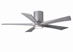 Irene-5HLK 52"Ceiling Fan Brushed Nickel quiet and compact hugger fans