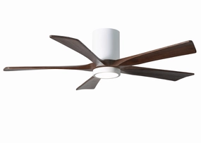Irene-5HLK 52"Ceiling Fan Gloss White quiet and compact hugger fans