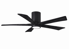 Irene-5HLK 52"Ceiling Fan Matte Black quiet and compact hugger fans