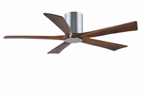 Irene-5HLK 52"Ceiling Fan Polished Chrome quiet and compact hugger fans