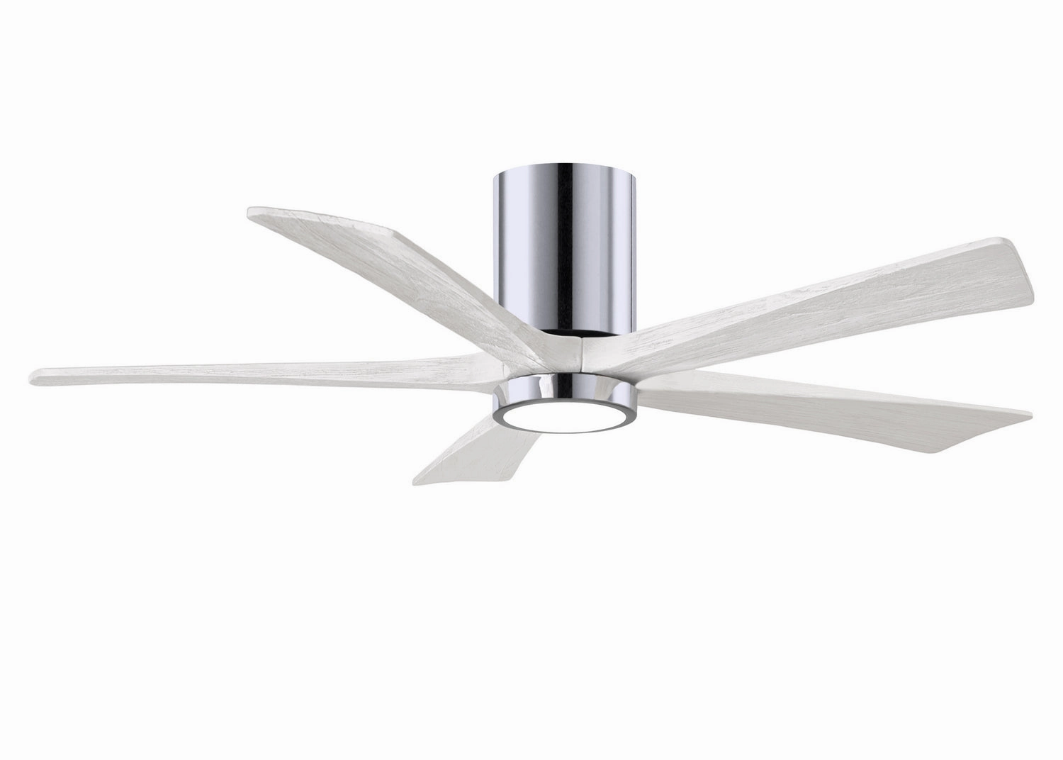 Irene-5HLK 52"Ceiling Fan Polished Chrome quiet and compact hugger fans