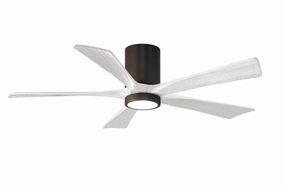 Irene-5HLK 52"Ceiling Fan Textured Bronze quiet and compact hugger fans