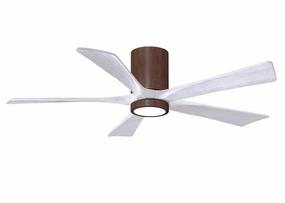 Irene-5HLK 52"Ceiling Fan Walnut space-saving huggers with modern style