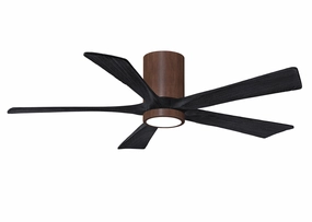 Irene-5HLK 52"Ceiling Fan Walnut space-saving huggers with modern style