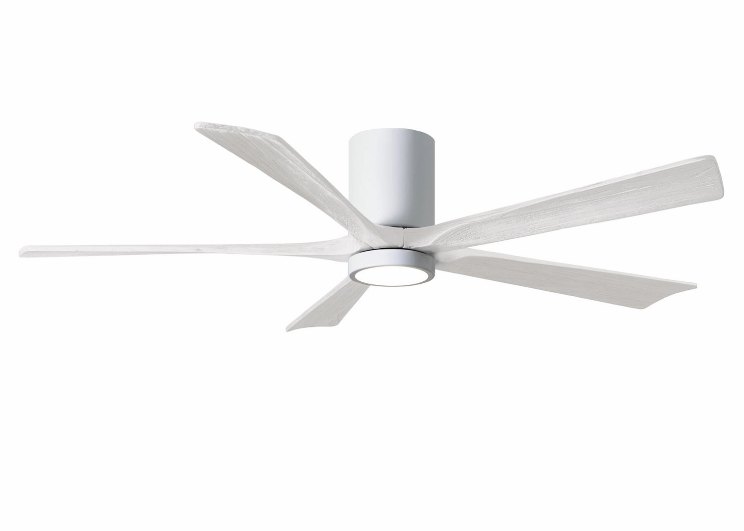 Irene-5HLK 60"Ceiling Fan Gloss White quiet and compact hugger fans