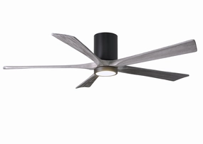 Irene-5HLK 60"Ceiling Fan Matte Black quiet and compact hugger fans
