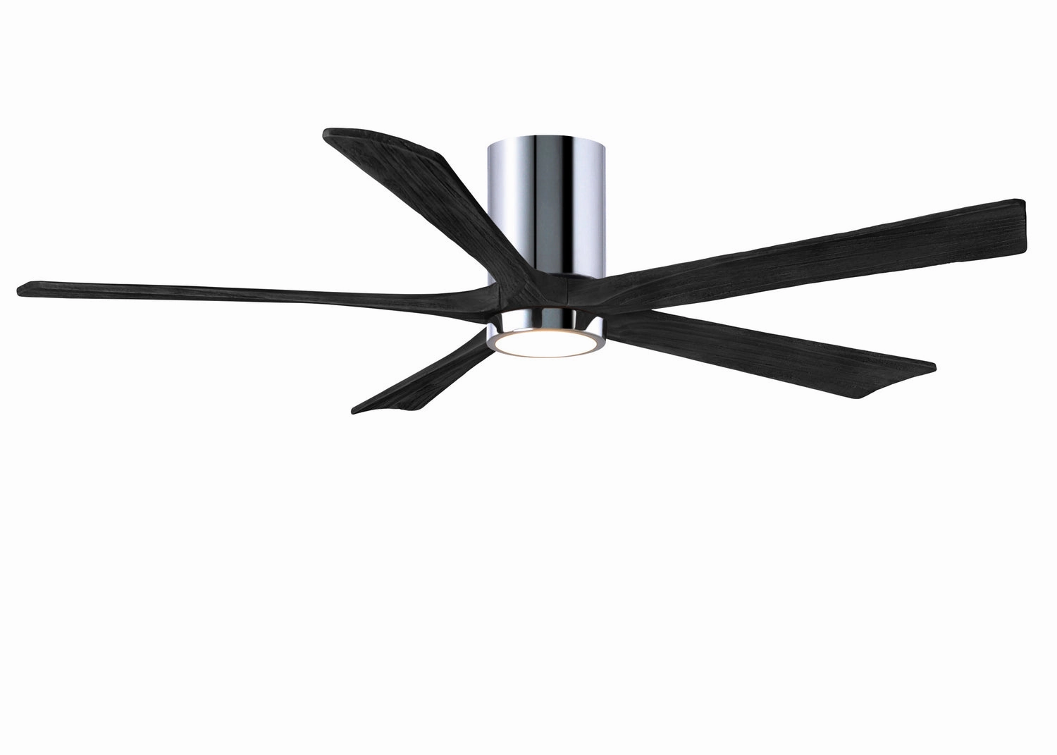 Irene-5HLK 60"Ceiling Fan Polished Chrome quiet and compact hugger fans