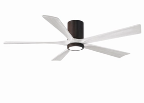 Irene-5HLK 60"Ceiling Fan Textured Bronze quiet and compact hugger fans