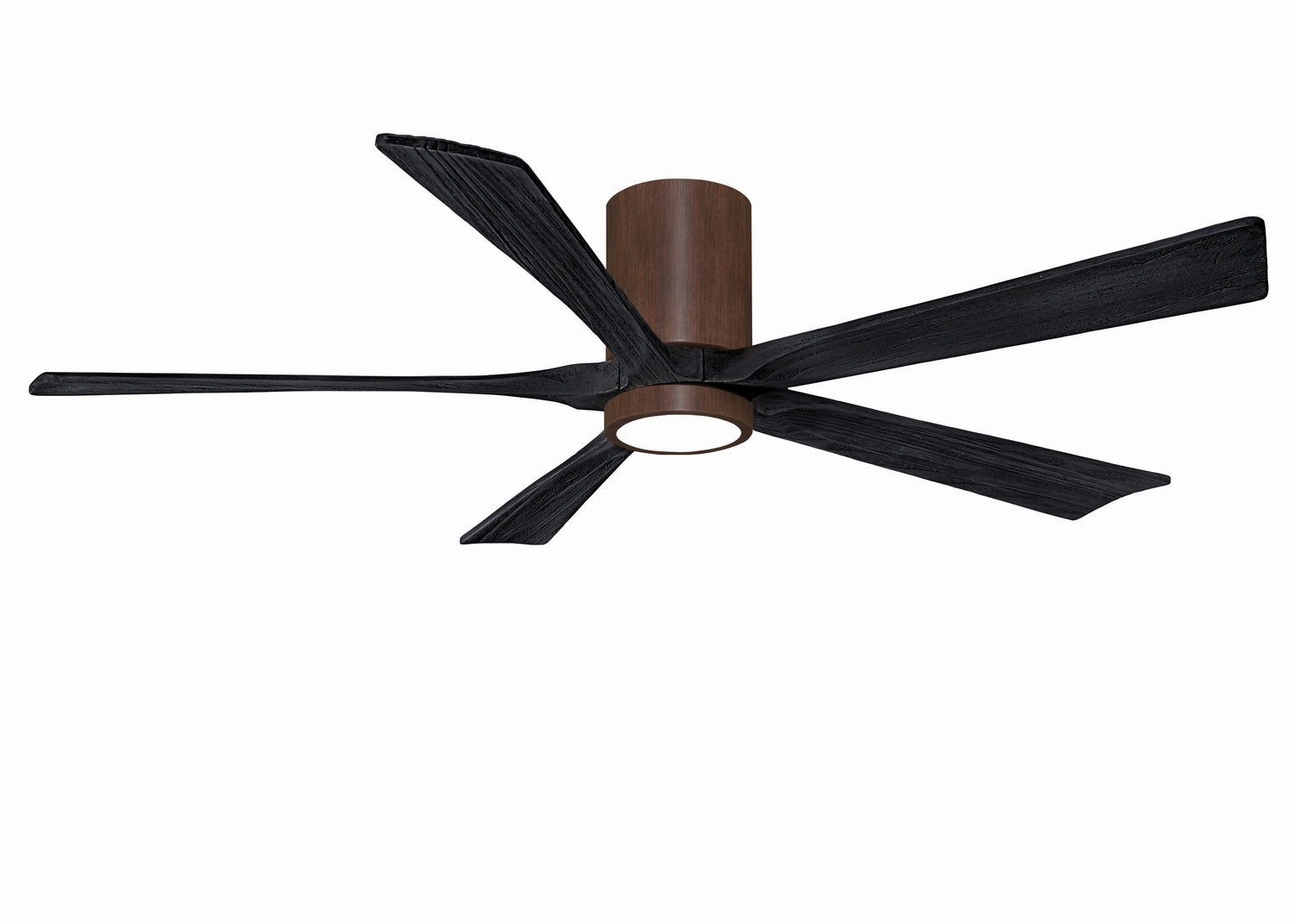Irene-5HLK 60"Ceiling Fan Walnut space-saving huggers with modern style