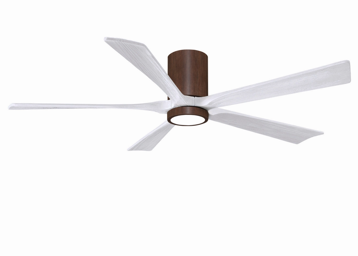 Irene-5HLK 60"Ceiling Fan Walnut space-saving huggers with modern style