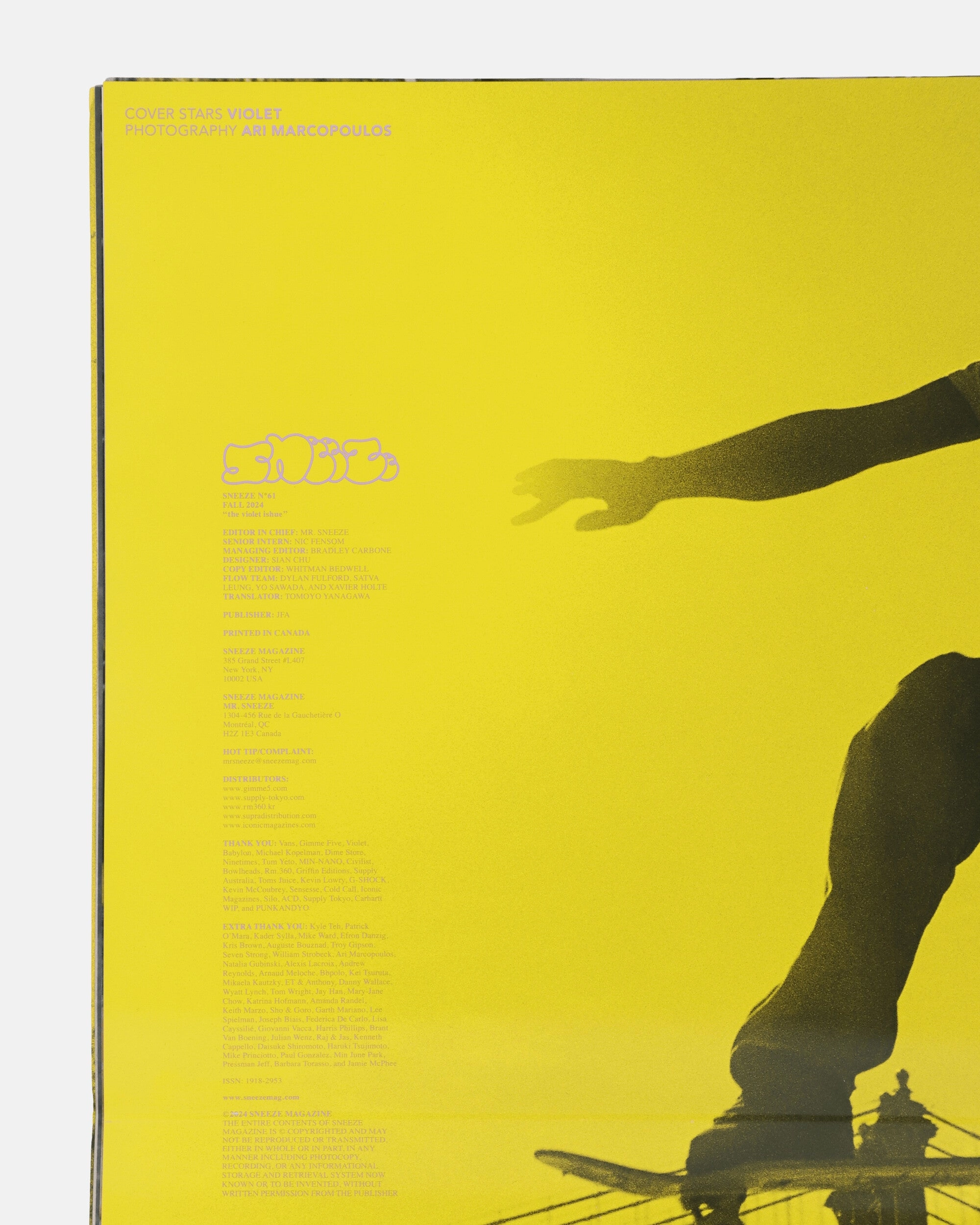 Issue N°61 "the violet issue"