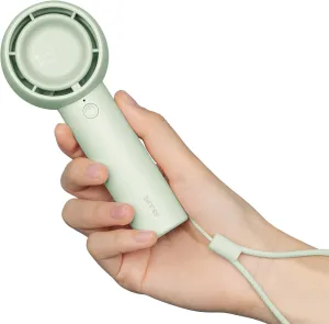 JISULIFE Mini Portable Fan-Bladeless Safe Design, Powerful Turbo Handheld Fan with 5 Speeds, 16Hrs Max Cooling TimeUSB Rechargeable, Small Pocket for Travel/Lash, Gifts For Girls/Women Mini handheld fan for personal cooling