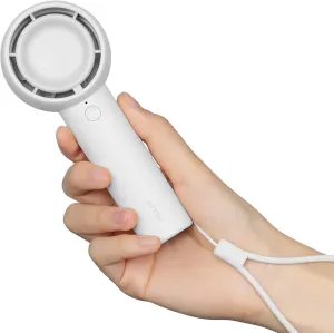 JISULIFE Mini Portable Fan-Bladeless Safe Design, Powerful Turbo Handheld Fan with 5 Speeds, 16Hrs Max Cooling TimeUSB Rechargeable, Small Pocket for Travel/Lash, Gifts For Girls/Women Mini handheld fan for personal cooling