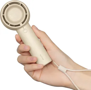 JISULIFE Mini Portable Fan-Bladeless Safe Design, Powerful Turbo Handheld Fan with 5 Speeds, 16Hrs Max Cooling TimeUSB Rechargeable, Small Pocket for Travel/Lash, Gifts For Girls/Women Mini handheld fan for personal cooling