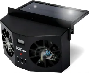 KAGOR Car Window Fan Solar Powered, Solar Car Fan, Energy Saving Air Vent Air Purifiers Car Ventilator, Car Exhaust Fan, Car Radiator Fan, Solar Car Front/Rear Window Exhaust Fan Solar-powered car fan for ventilation