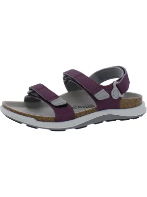 Kalahari Womens Faux Leather Adjustable Sport Sandals
