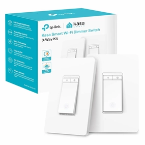 Kasa Smart 3 Way Dimmer Switch KIT, Dimmable Light Switch Compatible with Alexa, Google Assistant and SmartThings, Neutral Wire Needed, 2.4GHz, ETL Certified, No Hub Required, White (KS230 KIT v2) Voice assistant compatible fan with Alexa and Google