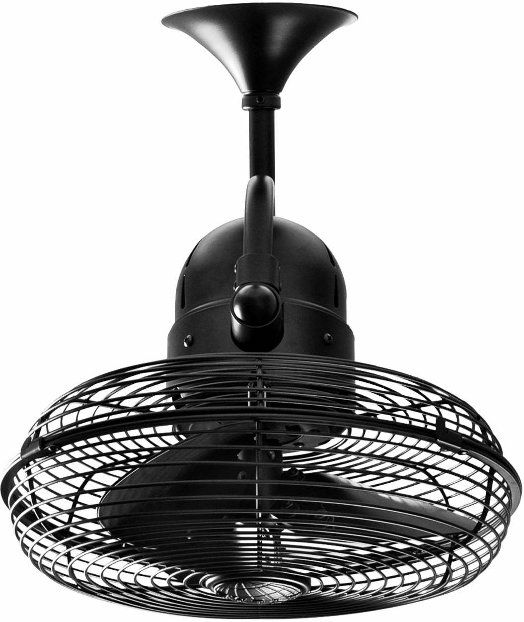 Kaye 13"Wall Fan Matte Black