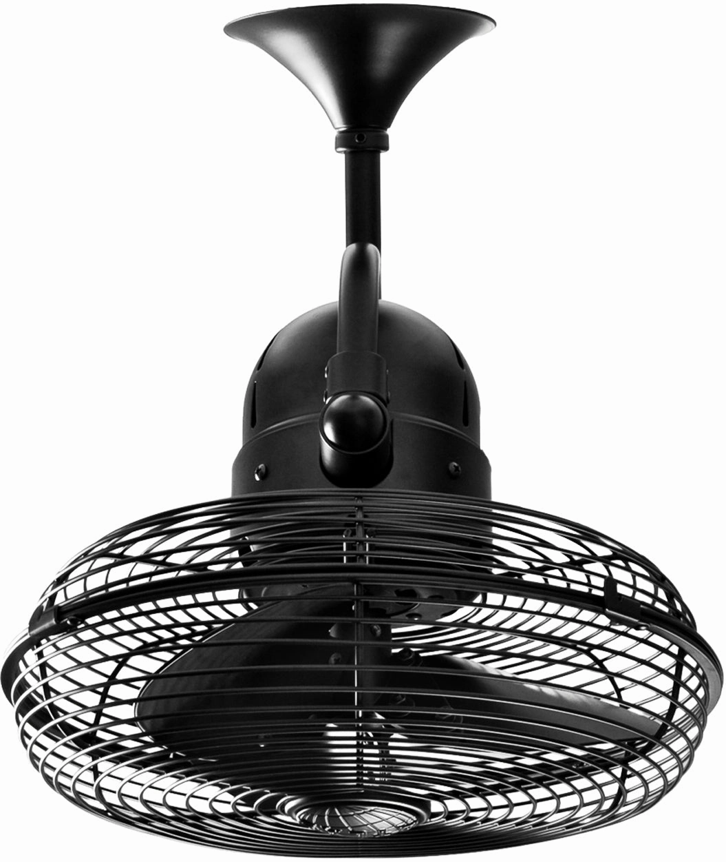 Kaye 13"Wall Fan Matte Black