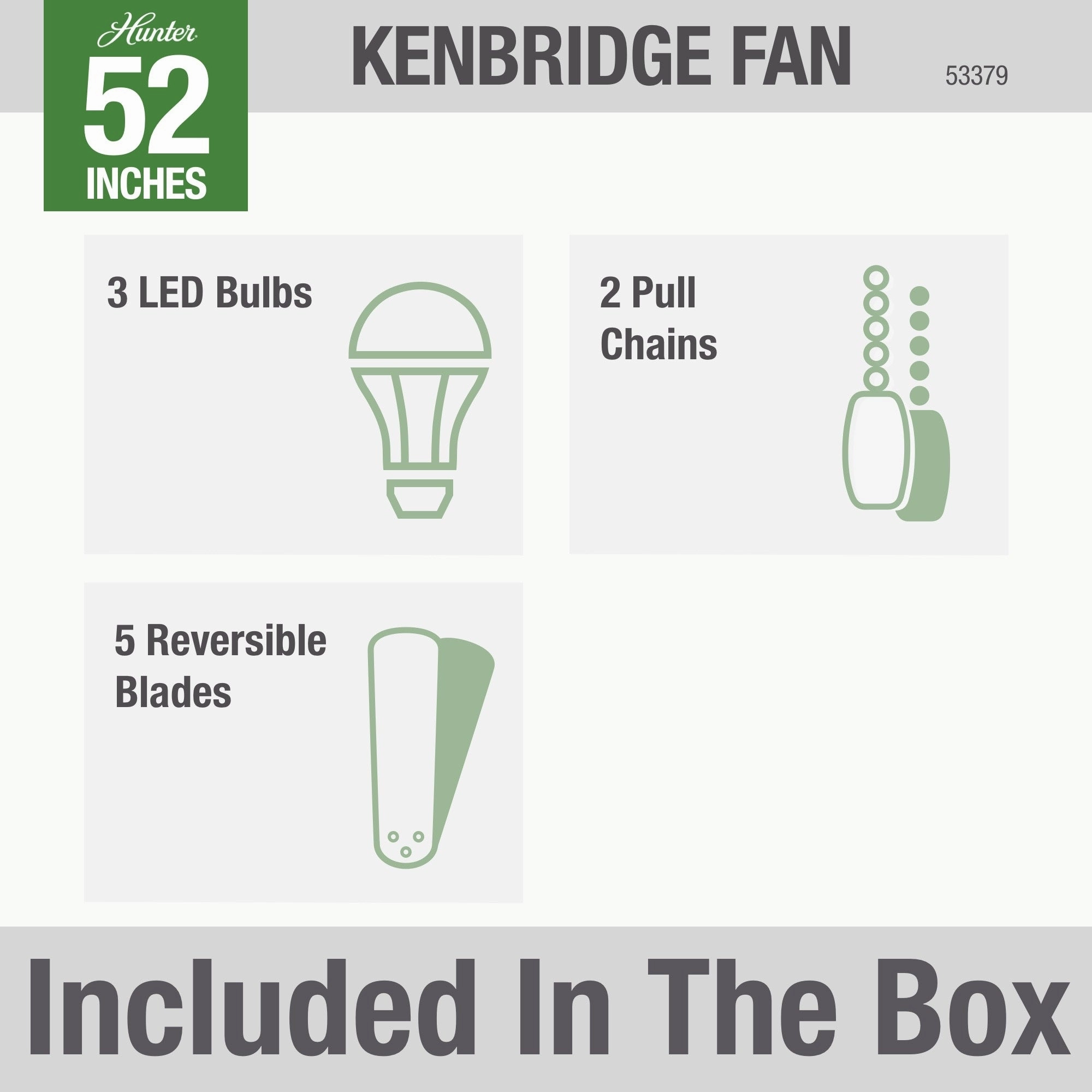 Kenbridge 52"Ceiling Fan Noble Bronze
