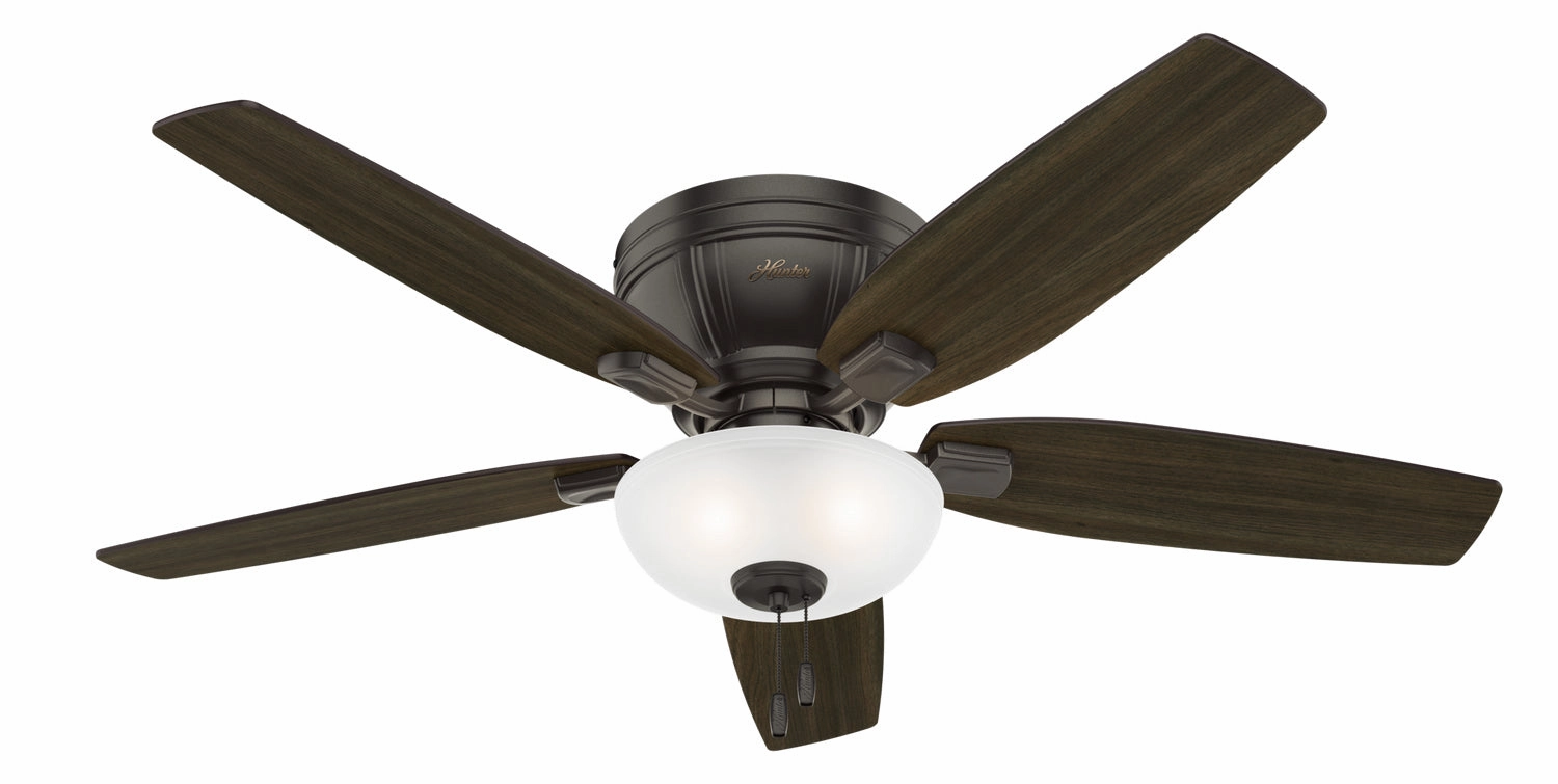 Kenbridge 52"Ceiling Fan Noble Bronze hugger fans for rooms with low ceilings
