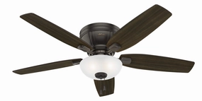 Kenbridge 52"Ceiling Fan Noble Bronze hugger fans for rooms with low ceilings