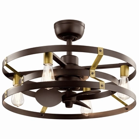 Kichler 13"Ceiling Fan chandelier ceiling fans for elegant decor
