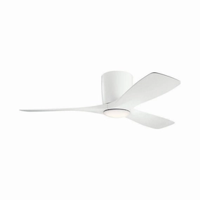 Kichler 48 Inch Volos Fan LED quiet ceiling fans with remote control