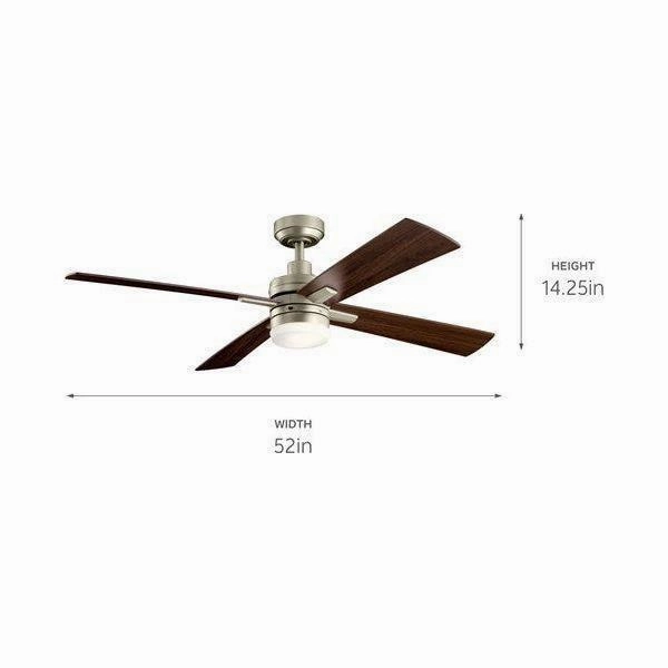 Kichler 52 Inch Lija Fan LED