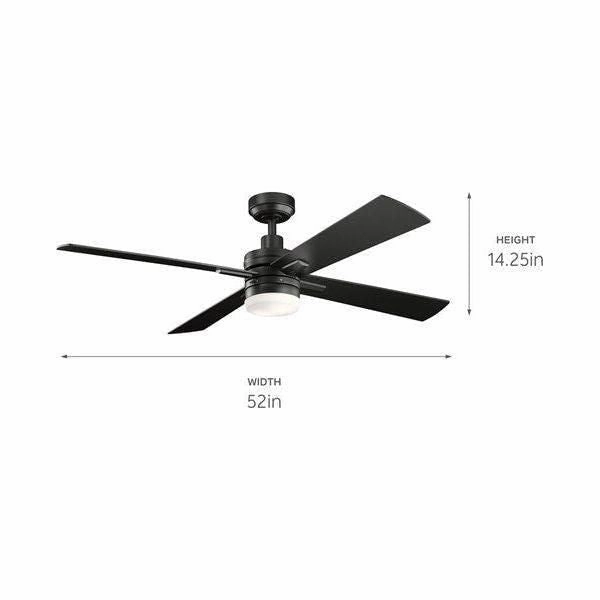 Kichler 52 Inch Lija Fan LED