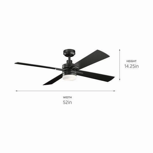Kichler 52 Inch Lija Fan LED