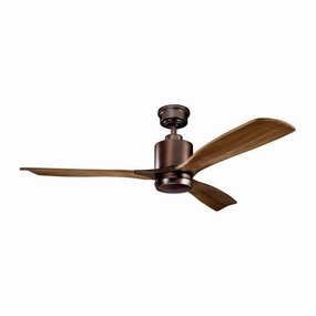 Kichler 52 Inch Ridley II Fan LED efficient ceiling fans for home cooling