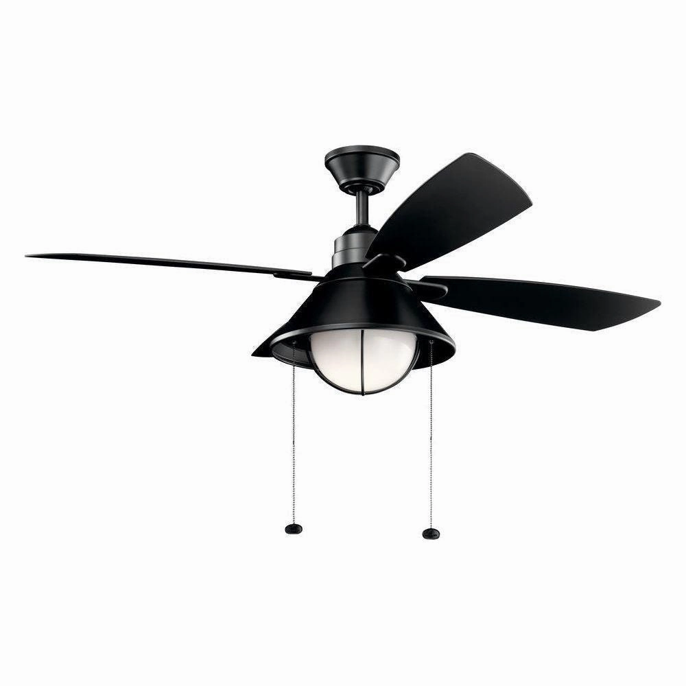 Kichler 54 Inch Seaside Fan LED quiet ceiling fans with remote control