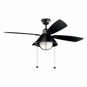 Kichler 54 Inch Seaside Fan LED quiet ceiling fans with remote control