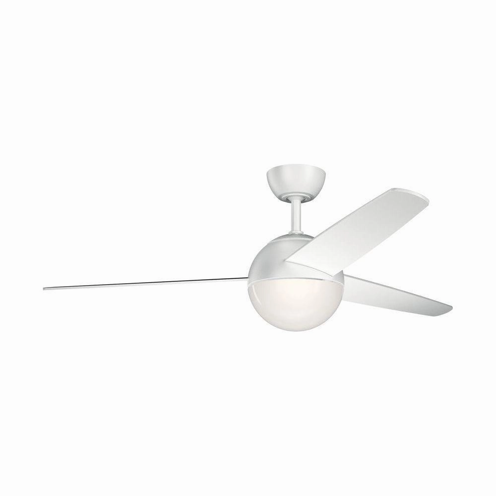Kichler 56 Inch Bisc Fan LED quiet ceiling fans with remote control