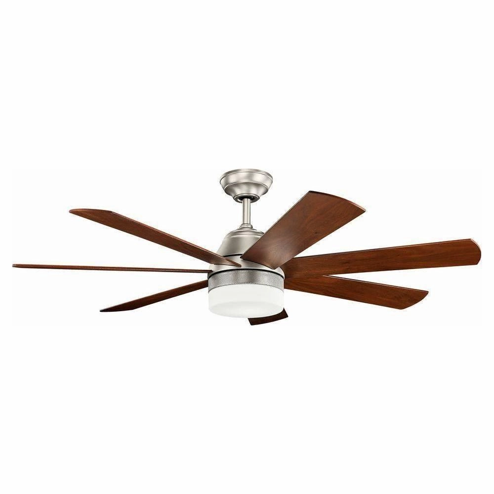 Kichler 56 Inch Ellys Fan LED ceiling fans with integrated LED lighting