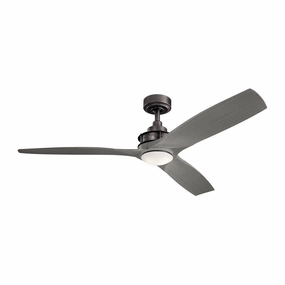 Kichler 56 Inch Ried Fan quiet ceiling fans with remote control