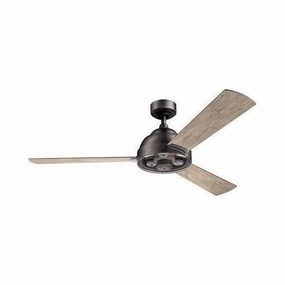 Kichler 60 Inch Pinion Fan ceiling fans with integrated LED lighting