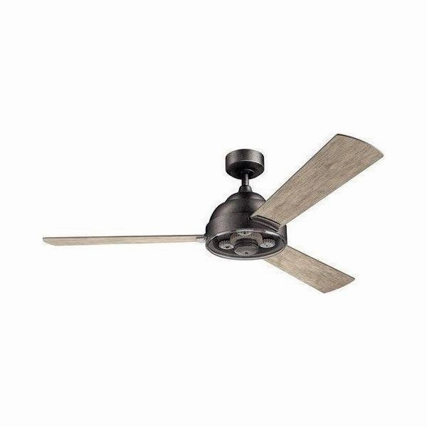 Kichler 60 Inch Pinion Fan ceiling fans with integrated LED lighting