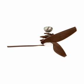 Kichler 62 Inch Spyra Fan LED quiet ceiling fans with remote control