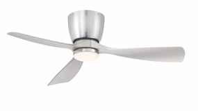 Klinch 44 44"Ceiling Fan Brushed Nickel ifan smart fans for connected homes
