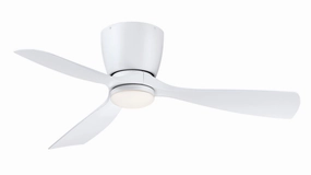 Klinch 44 44"Ceiling Fan Matte White ifan smart fans for connected homes