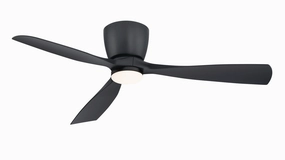 Klinch 52 52"Ceiling Fan Black ifan smart fans for connected homes