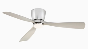 Klinch 52 52"Ceiling Fan Brushed Nickel ifan smart fans for connected homes