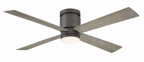 Kwartet 52"Ceiling Fan Matte Greige hugger fans for rooms with low ceilings