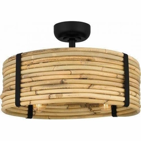 Lachlan 4-Light Fandelier ceiling fans with integrated LED lighting