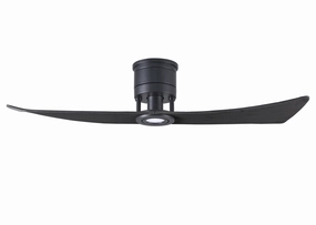 Lindsay 52"Ceiling Fan Matte Black quiet and compact hugger fans