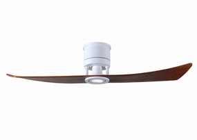 Lindsay 52"Ceiling Fan Matte White quiet and compact hugger fans