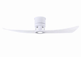 Lindsay 52"Ceiling Fan Matte White quiet and compact hugger fans