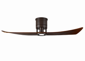 Lindsay 52"Ceiling Fan Textured Bronze quiet and compact hugger fans